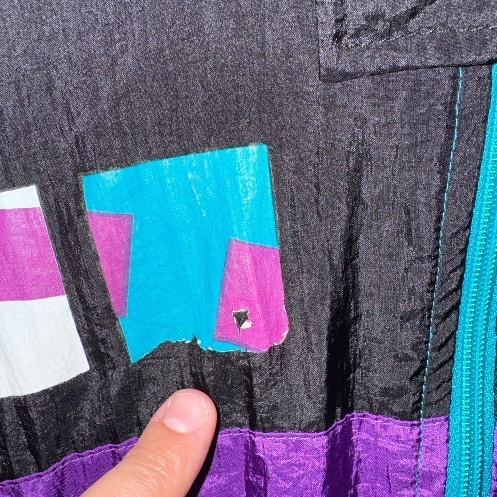 Vintage 90s Mac Gregor Mens Track Jacket Colorblock Size Small - Picture 3 of 7